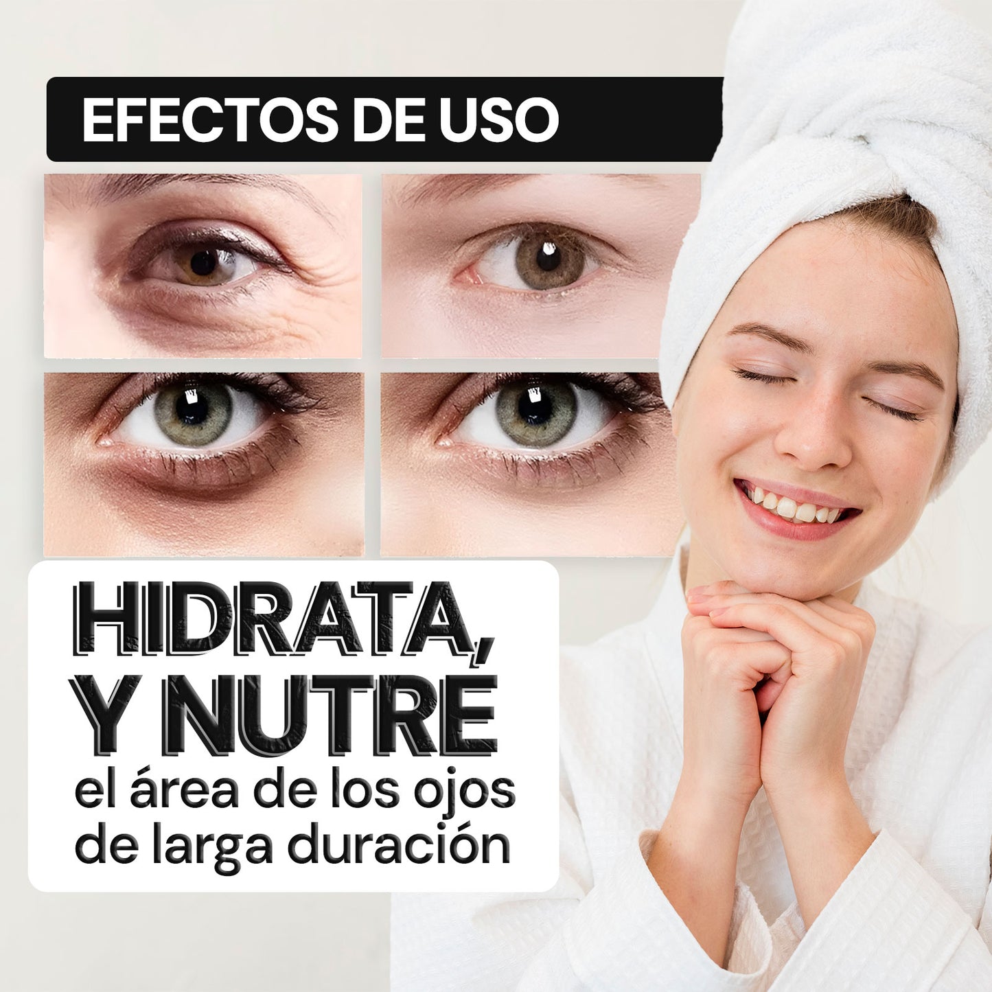 Contorno de Ojos con retinol | Aparenta hasta 20 años menos