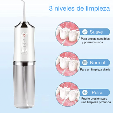 IRRIGADOR BUCAL RECARGABLE | ELIMINA EL MAL ALIENTO EN SEGUNDOS